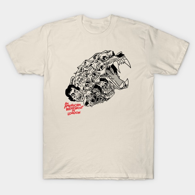 American Werewolf In London T-Shirt by Chewbaccadoll